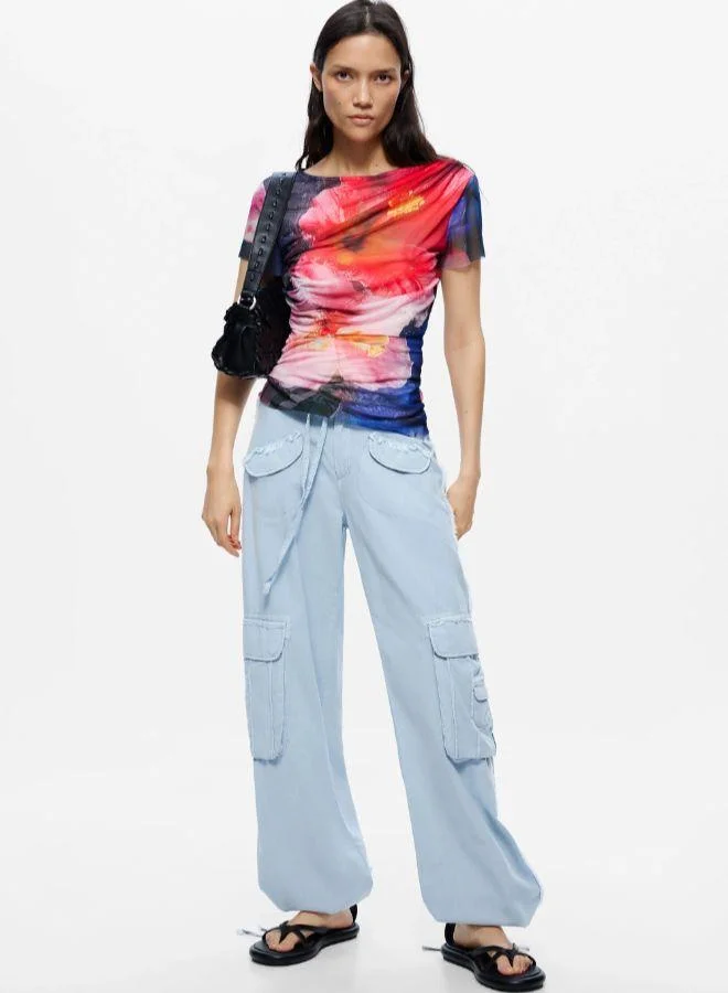 DESIGUAL Printed short-sleeve t-shirt