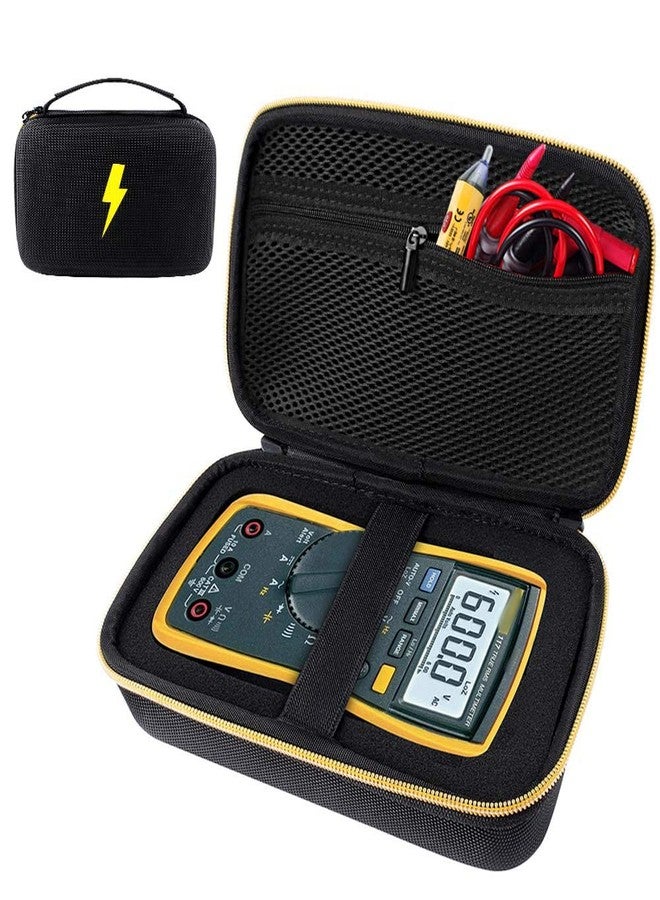 Comecase Case Compatible for Fluke 17B+/15B+/ 17B/ 15B/ /177/179/ 113/114/ 115/116/ 117/87V/ 88V/ 101 Digital Multimeter, Protective Travel Storage Bag with Detachable DIY Foam (Box Only) - Image 1