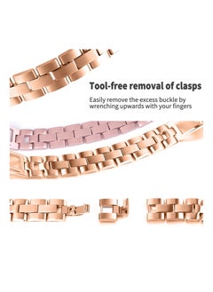 KASTWAVE 20mm Watch Bands Compatible with Galaxy Watch 5/ 4 40mm 44mm/ for Classic 42mm 46mm/ for Samsung Active 2 Watch Bands 40mm 44mm/ for Watch 5 pro 45mm, Stainless Steel Bracelets  - Image 2