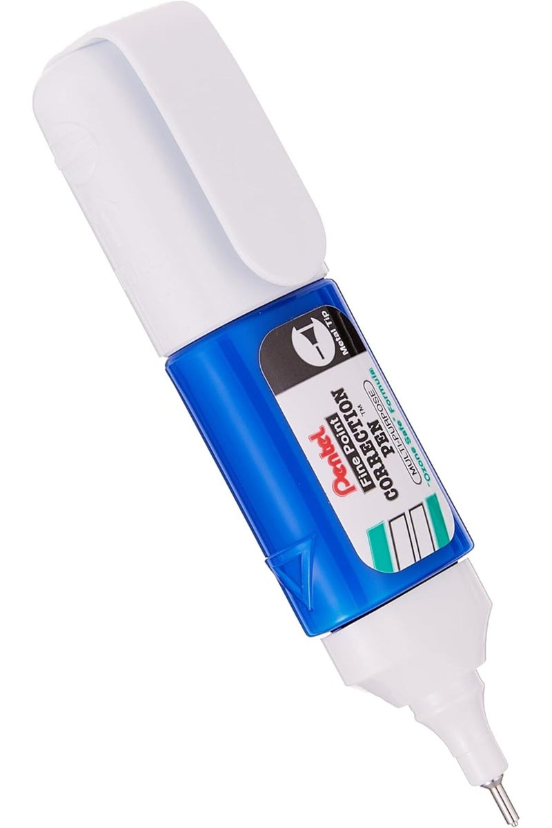Pentel ZL33 Fine Point Correction Pen 4.1 Ml, White - Image 1