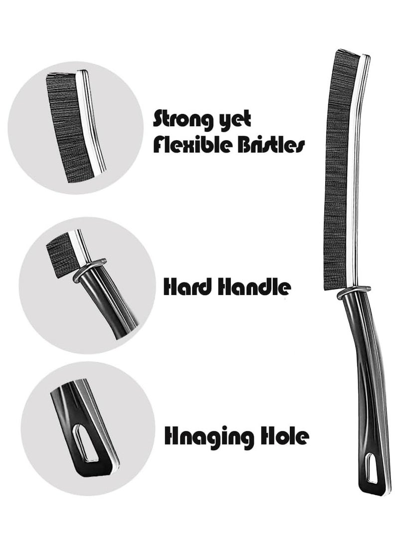 Loquat 4 Pcs Grout Cleaner Brush Gap Cleaning Brush with Hard Handle Scrub Deep Tile Joints for Shower, Bathtub, Kitchen - Image 4