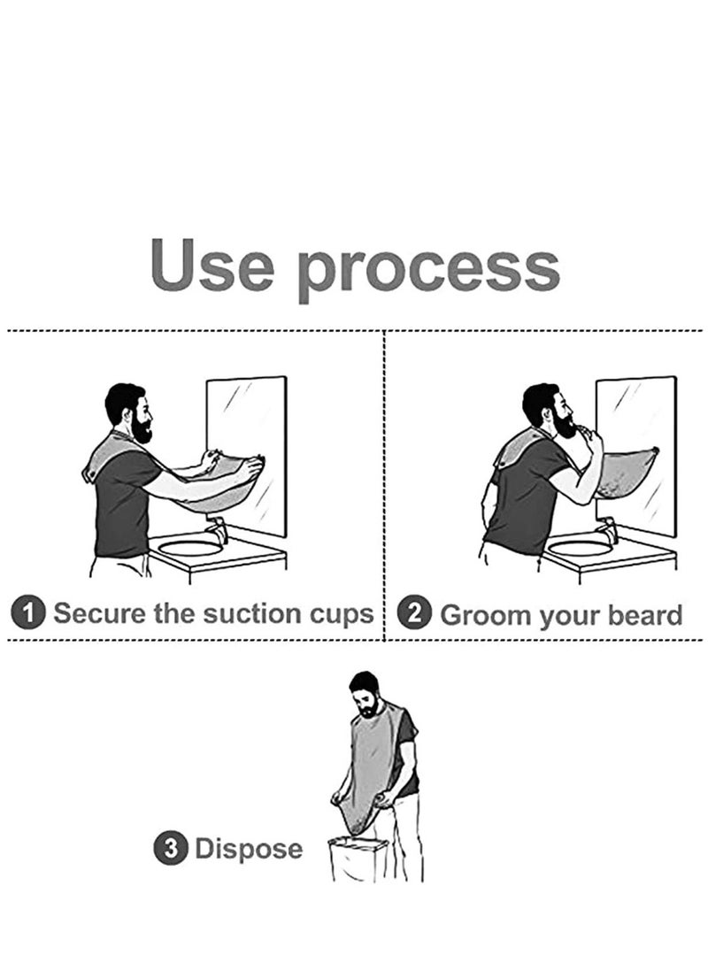 KASTWAVE - Best Beard Shaving Bib Waterproof–The Smart Way to Shave – Beard Trimming Apron - Perfect Grooming Gift or Mens Birthday Gift - Image 1