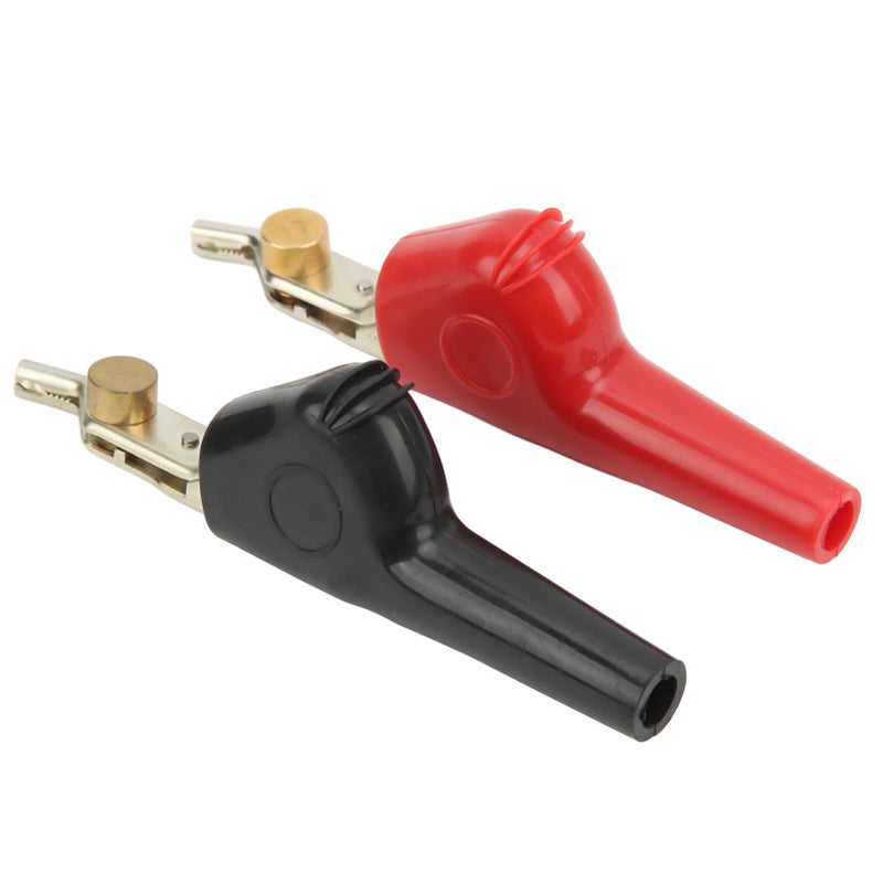 1 Set Non Stripping Test Clips with Needle PVC Cupronickel Electrical Clamps 25mm Opening - Image 2