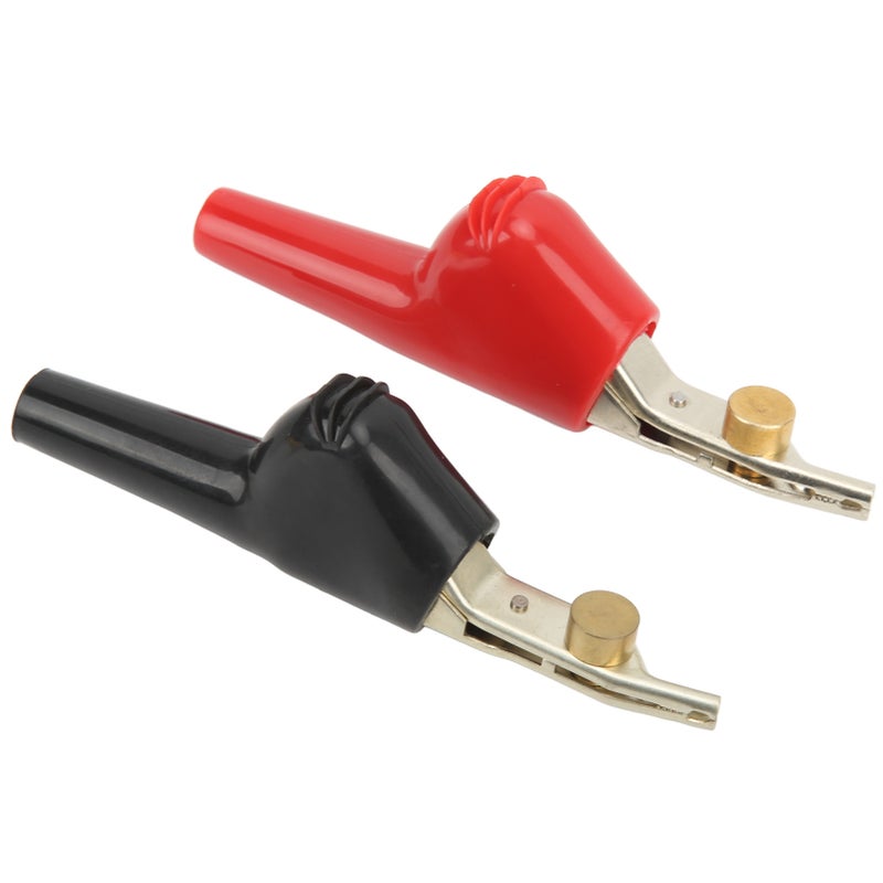 1 Set Non Stripping Test Clips with Needle PVC Cupronickel Electrical Clamps 25mm Opening - Image 3