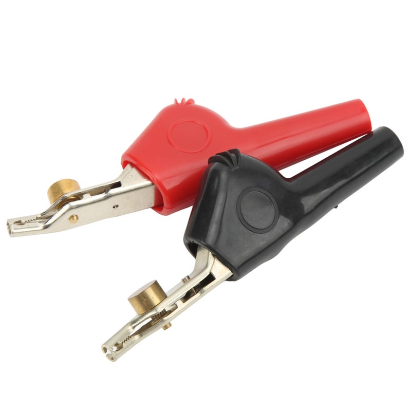 1 Set Non Stripping Test Clips with Needle PVC Cupronickel Electrical Clamps 25mm Opening - Image 1