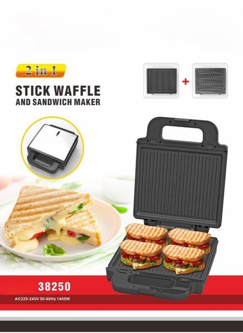 1400W-38250 Super Powerful Sandwich Maker