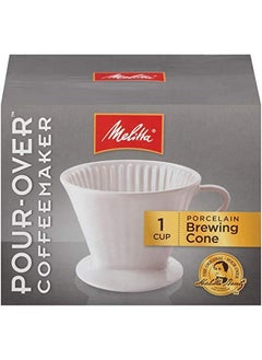 Melitta Porcelain 2 Cone Brewer White  - Image 4
