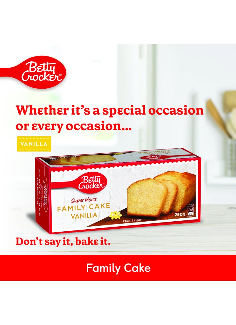 Betty Crocker Pound Cake Vanilla 250g  - Image 2