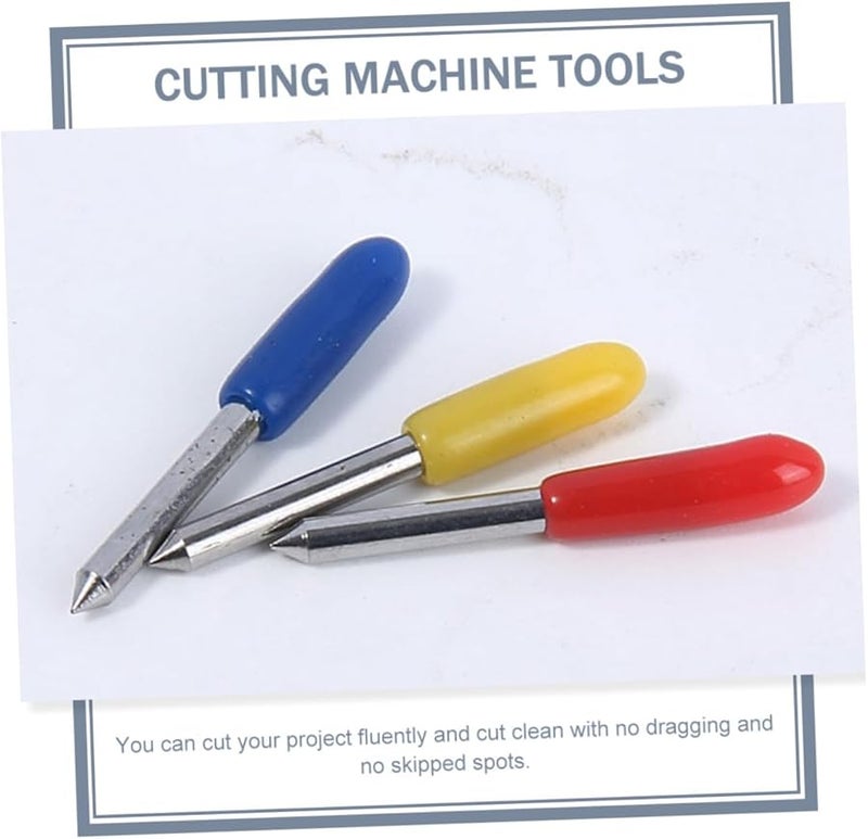 Yellow Tungsten Cutting Blades 50pcs Compatible for Vinyl Lettering Plotters and Computer Engraving Models - Image 3