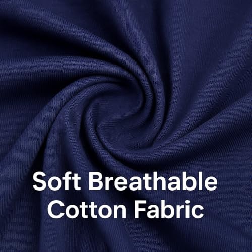 Hanes Men's 2-Pack Knit Short,Blue Depth/Active Grey Heather,Small - Image 2