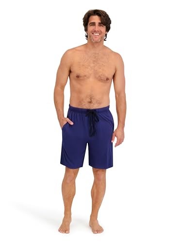 Hanes Men's 2-Pack Knit Short,Blue Depth/Active Grey Heather,Small - Image 5
