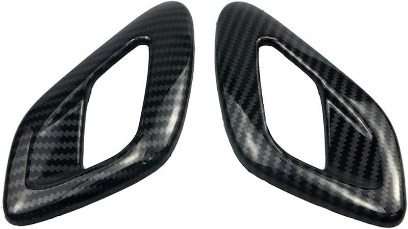 DEMULAX Carbon Fiber Door Handle Cover Trim for Dodge Challenger - Image 3