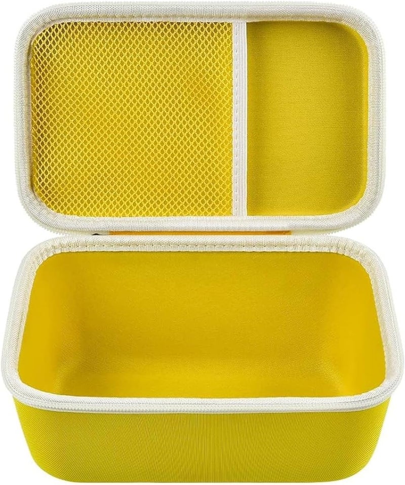 GWCASE Case Compatible with Newbealer/for Sunbeam Hot-2-Trot/for Oliso M3Pro M2 Mini Travel Iron for Sewing, Carrying Holder for Small Craft Quilting Irons with Steam& Silicone Rest (Box Only)- Yellow - Image 1