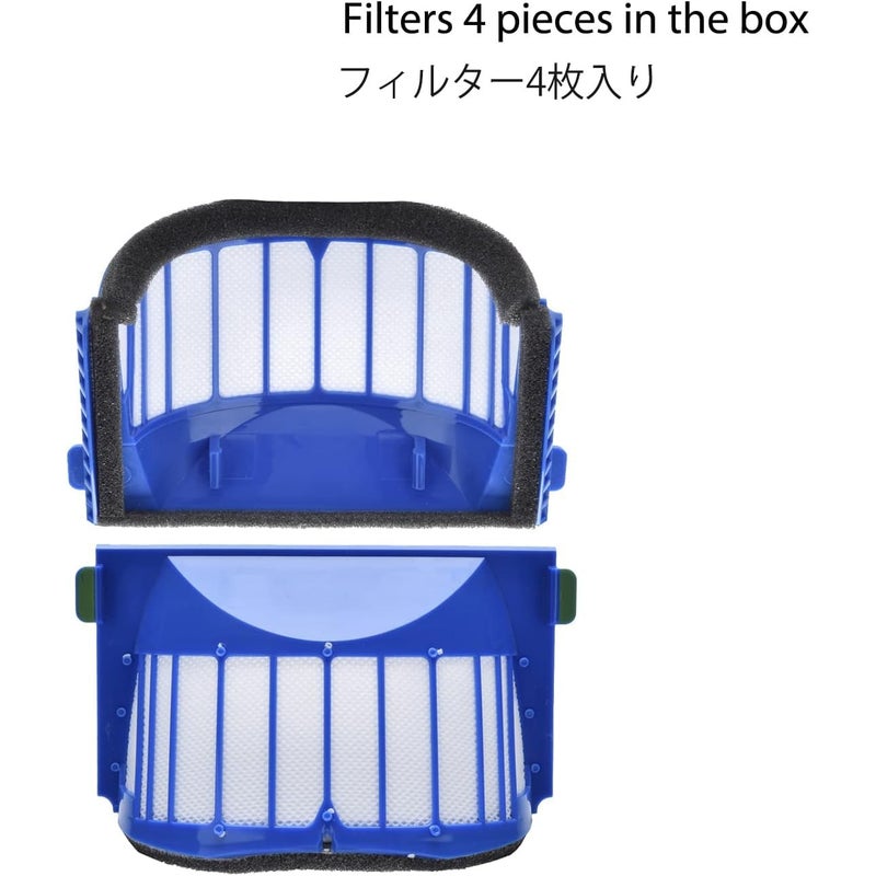 JoyBros Replacement Parts Accessories Compatible for iRobot Roomba All 600 Series: 670 671 675 677 690 692 694 650 665 Side Main Roller Brush Filter Wheel Tires - Image 2