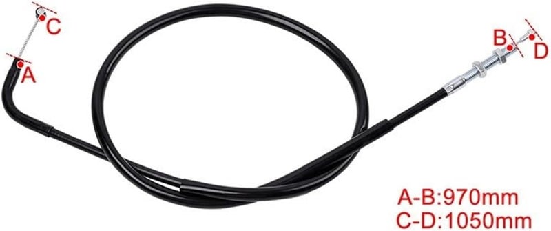 QASULER Motorcycle Adjustable Clutch Control Cable - Image 5