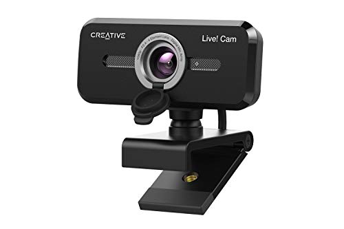 Creative Live! Cam Sync 1080p V2 Full HD Wide-Angle USB Webcam with Auto Mute and Noise Cancellation for Video Calls, Improved Dual Built-in Mic, Privacy Lens Cap, Universal Tripod Mount… - Image 1