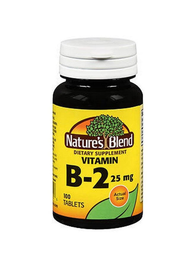 Nature's Blend Vitamin B-2 25 mg 100 Tablets