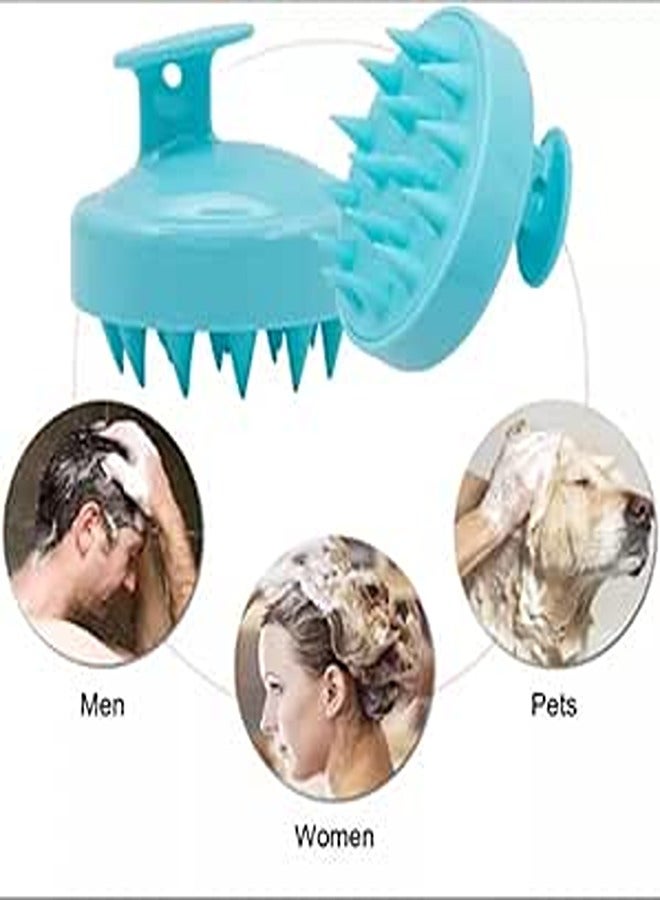 Smart Hair Scalp Massager with Soft Silicone Bristles that Removes Gunk and Encourages Hair Growth