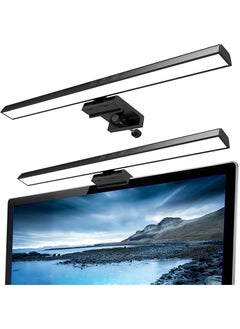 DPTER USB Powered Computer Monitor Laptop Lamp for Office/Home/Gaming/Desk with Adjustable Brightness，3 Color Monitor Led Lights(3000/4000/6500K)，Black 330MM  - Image 1