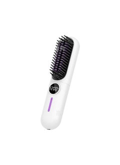 General Mini Ionic Straightening Comb – Travel-Friendly Straightener & Curler for Men/Women, Dual-Use Hair Styling Tool  - Image 1