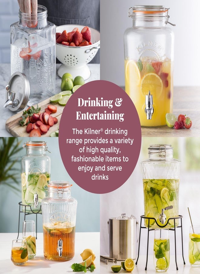 Kilner Stainless Steel Replacement Tap Durable, Drip-Free Design for 3 L, 5 L and 8 Litre Drinks Dispensers Easy to Install & Leak-Proof with Silicone Washers - Image 2