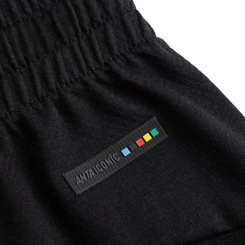 Anta black Iconic Men's Knit Shorts for Men | Best Price UAE