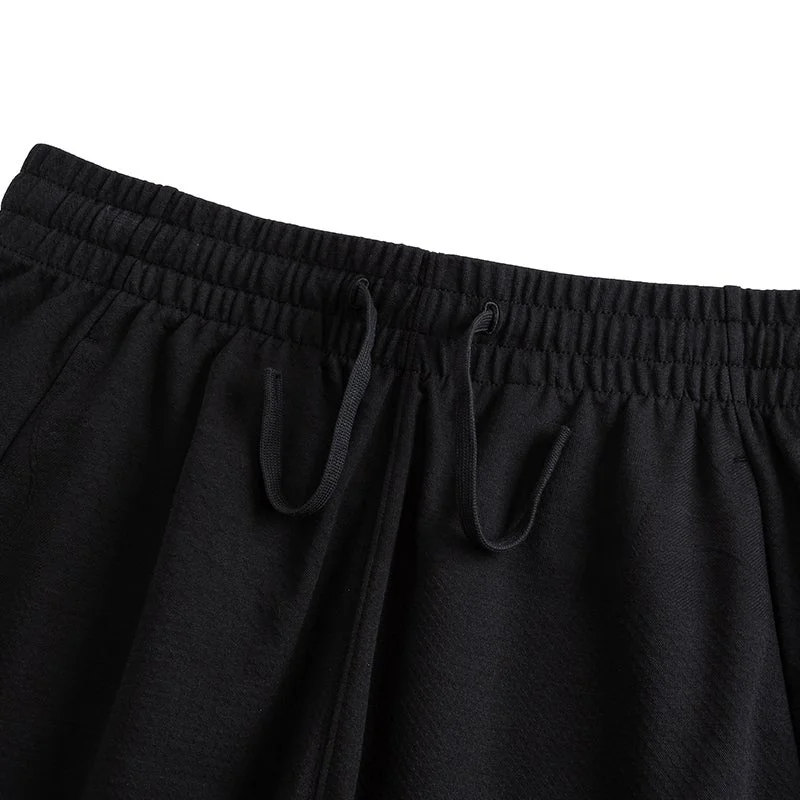 Anta black Iconic Men's Knit Shorts for Men | Best Price UAE