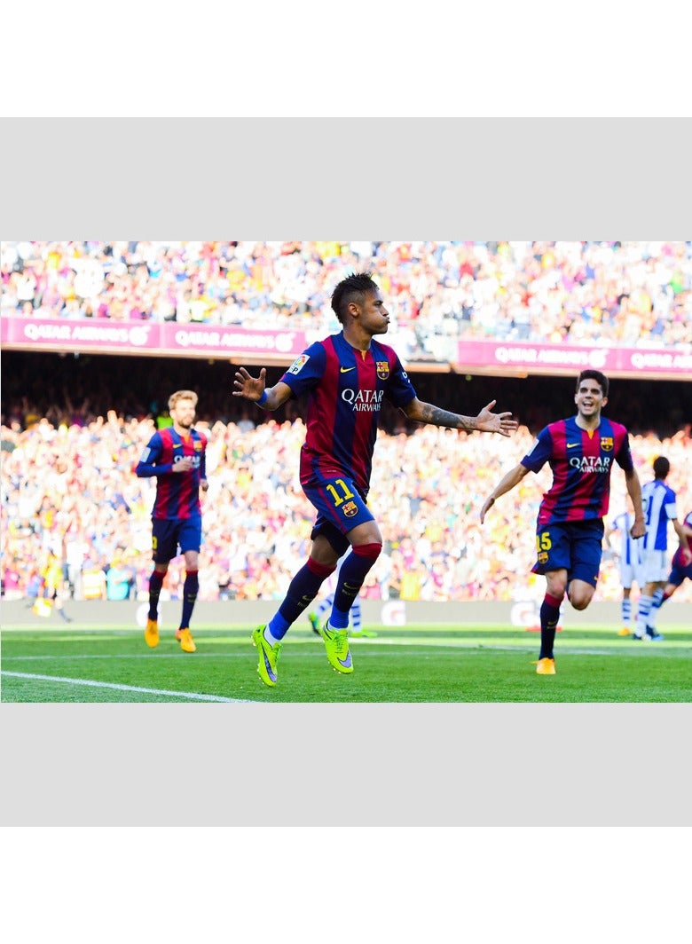 كوينج Neymar Poster Football Star Decorative Painting Self-Adhesive Style