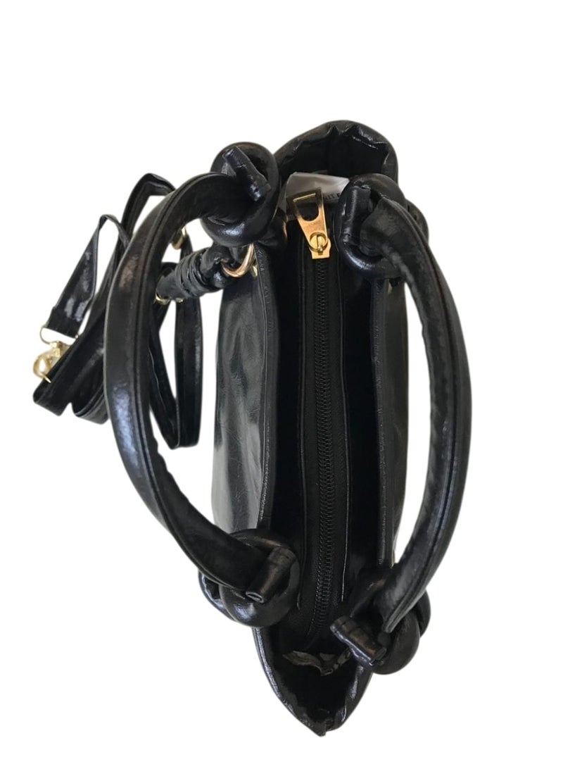 Classic Women’s Small Glossy Leather Crossbody Bag – Elegant & Stylish - Image 2