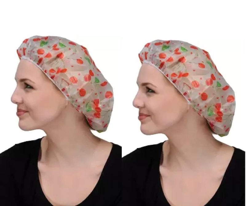 ATABZ high quality waterproof shower caps pack of 6 - Image 3