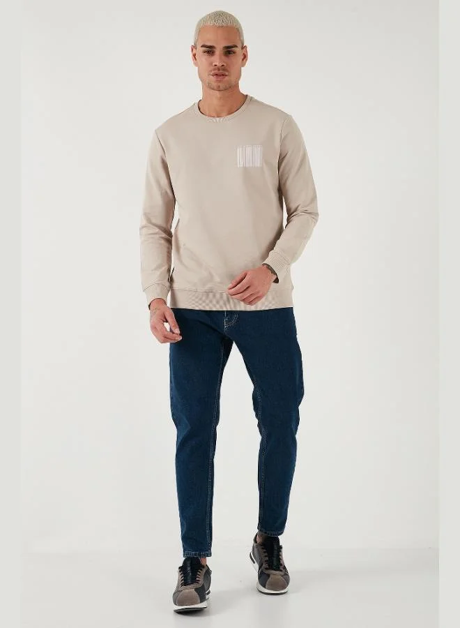 بوراتي جينز رجالي قطن مطاطي بقصة ضيقة وخصر عادي وساق مستقيمة