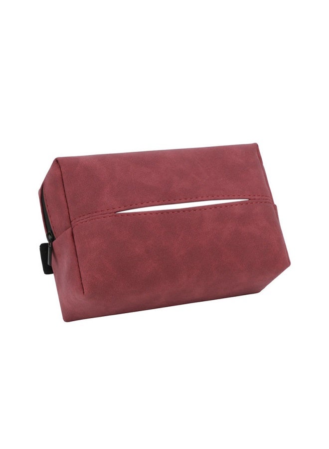 Car Tissue Holder for 120 Standard Tissue Vehicle Seat Extra Large Suede Tissue Box Cover Napkin Box - Image 1