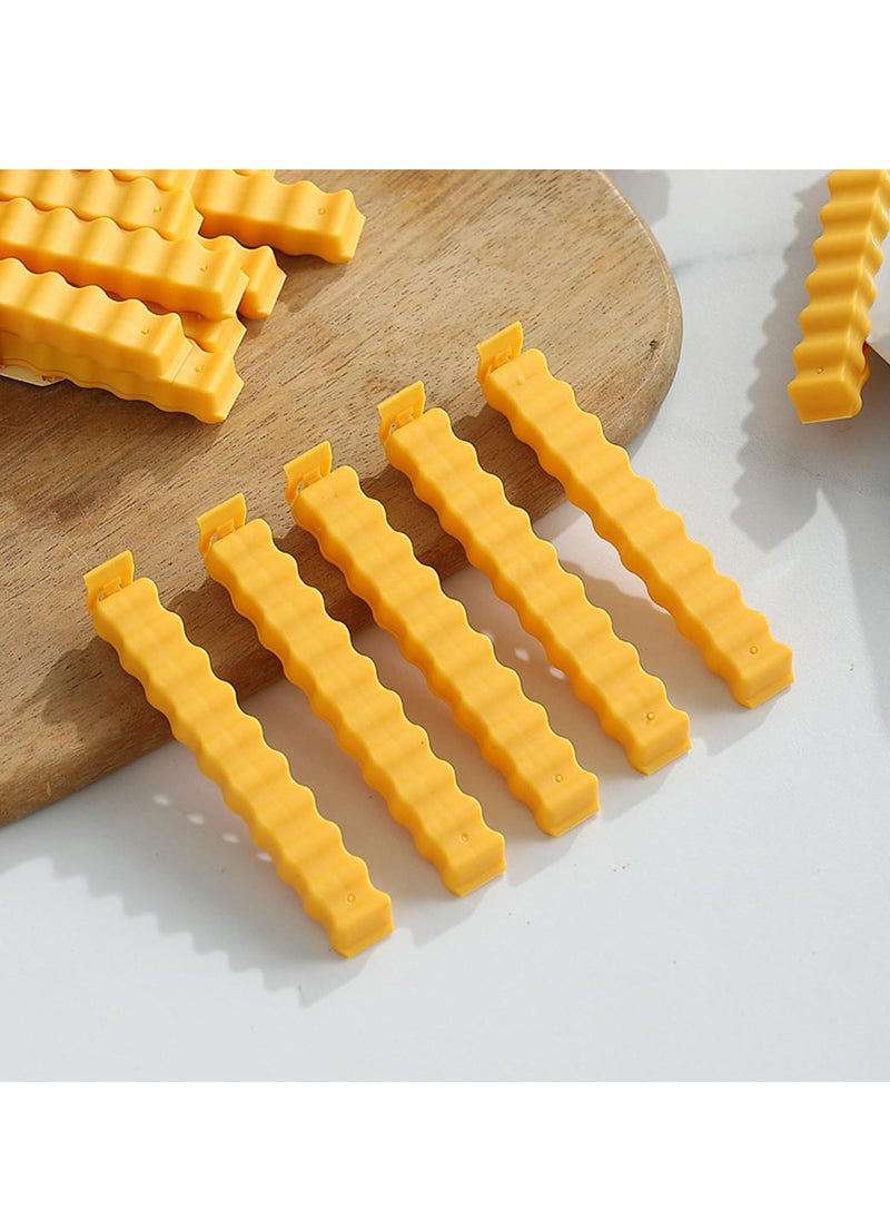 SYOSI - Fun Fries Magnetic Clips Fries Clips 24 Cute French Fries Shaped Bag Clips | Cute and Practical Kitchen Accessory  for Seal Opened Food Packages  Keep Food Fresh and Organized  Idea Gift - Image 1