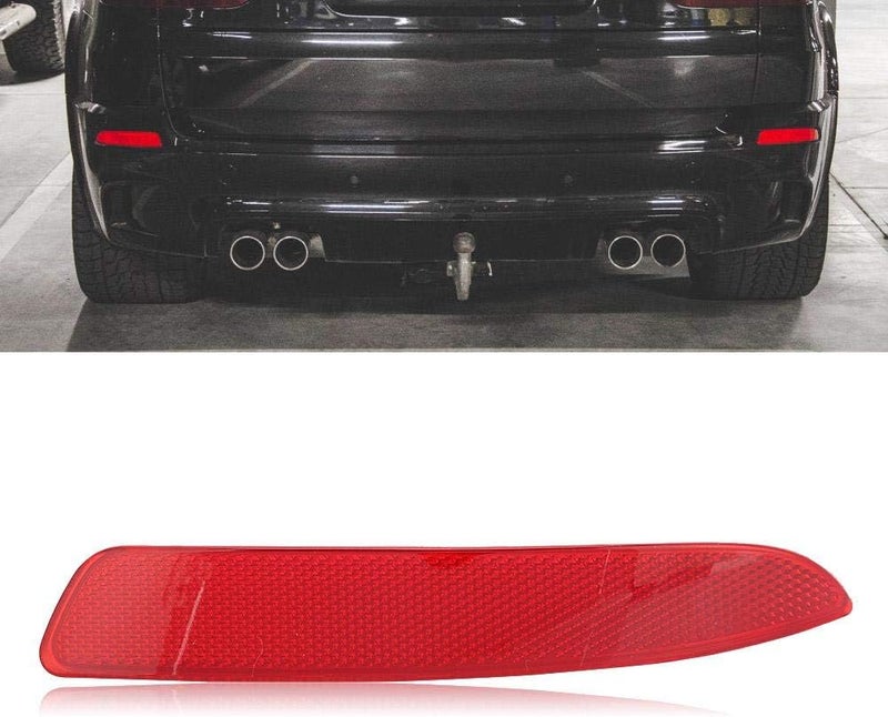 woobles Car Red Rear Bumper Reflector 63217158949 63217158950 Fit for E70 X5 2007-2013 (Rear Passenger Side) Rear Passenger Side - Image 5