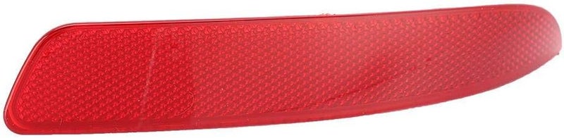 woobles Car Red Rear Bumper Reflector 63217158949 63217158950 Fit for E70 X5 2007-2013 (Rear Passenger Side) Rear Passenger Side - Image 1