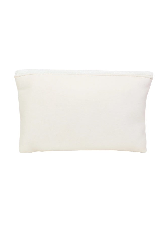 Dollar's Fashion Women’s Suede Clutch JF325 - Elegant Evening Party Handbag, Wedding Bridal Clutch Purse, Stylish Mini Shoulder Bag with Chain Strap, Ladies Formal Occasion Pouch (Cream) - Image 4
