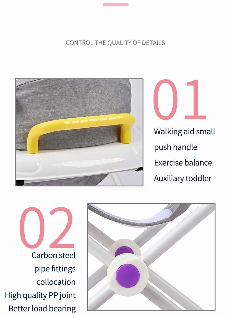 ما بيبي مشاية أطفال قابلة للتنفس ومريحة قابلة للتعديل مع وسادة مقعد - Image 4