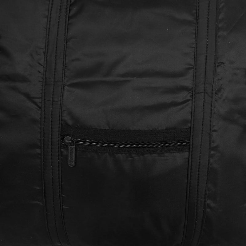 Kuber Industries Kuber Industries Storage Bag Clothes Storage Bag Storage Bag with Handle Grocery Hand Bag Foldable Storage Bag Front Pocket Storage Bag Pack of 2 Black  - Image 5