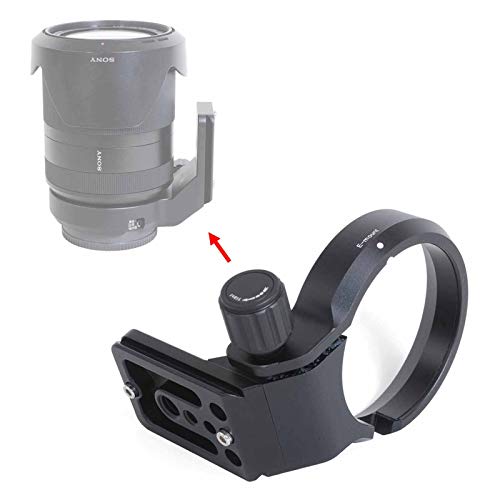 iShoot Lens Collar Tripod Mount Ring Support Bracket Holder for Sony FE 24-240mm f/3.5-6.3 OSS, 24-105mm f/4 G OSS, 16-35mm f/2.8 GM, 24-70mm f/2.8 GM, 35mm f/1.4 ZA, 50mm f/1.4 ZA, 85mm f/1.4 GM - Image 1