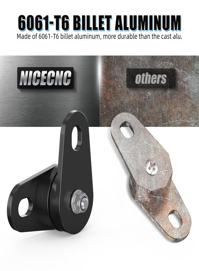 NICECNC Motorcycle Adjustable Exhaust Mount Hanger Compatible with Yamaha Banshee 350 YFZ350 1987-2006,Banshee 350 YFZ350LE Limited Edition 2004,ATV Aluminum Replacement Parts - Image 2