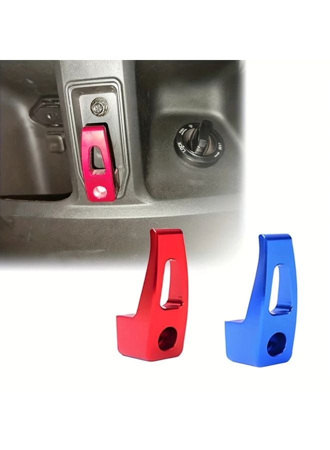 Universal Motorcycle Front Mount Luggage Hook Anodized Aluminum Alloy Red - Image 4