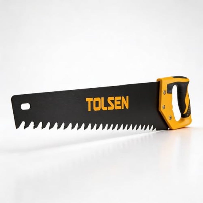 Masonry Hand Saw 28 Inch for Building Renovation Workshop Use, Hardened Steel Blade, Gray, Cuts Aerated Blocks Drywall - Image 5