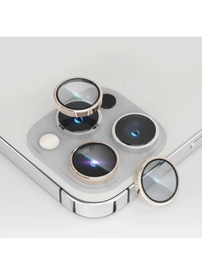 LEVELO Lucent Trio 9H Hardness Camera Lens Protector For iPhone 14 Pro / 14 Pro -Clear