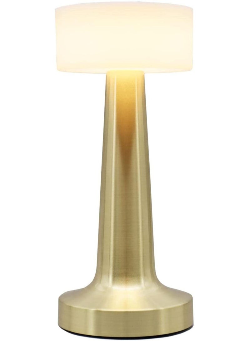 ELTRAZONE Portable Cordless Bar Table Lamps,3W LED Bulb 3000K Warm Color,Rechargeable and Dimmable Reading Light of Touch Sensor,for Bedside Tables,Coffee Tables,Hotels and Restaurants - Image 1