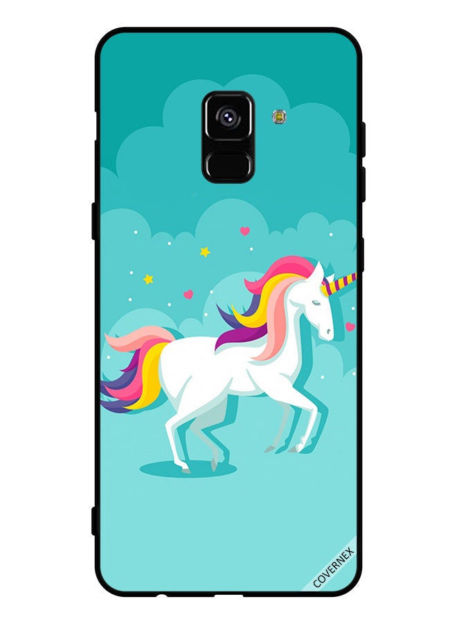 Covernex Protective Case Cover For Samsung Galaxy A8+ (2018) Unicorn Walking - Image 1