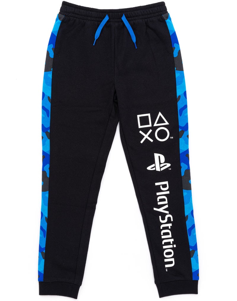 PlayStation Lounge Pants Boys Black Game Console Pajamas Trouser Joggers Pjs 13-14 Years - Image 1