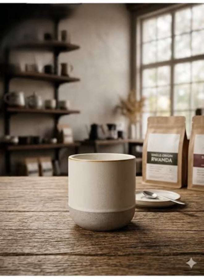 Qahwa Coffee Cup  made of ceramic, perfect for enjoying hot & cold drinks. - Image 1