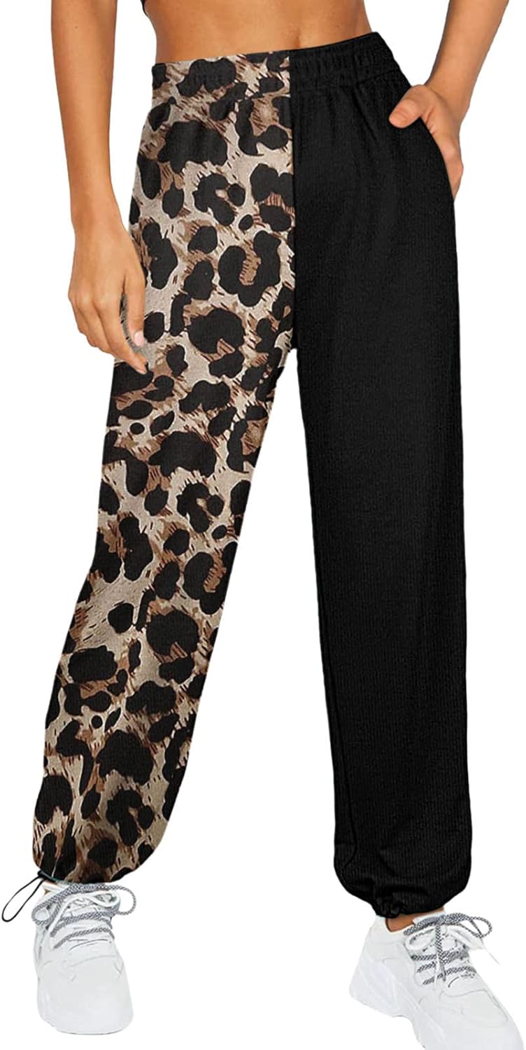klarako Women Lounge Sports Pant Drawstring Trouser Love Print Sweatpant with Pockets High Waist Yoga Gym Jogger Pant - Image 2