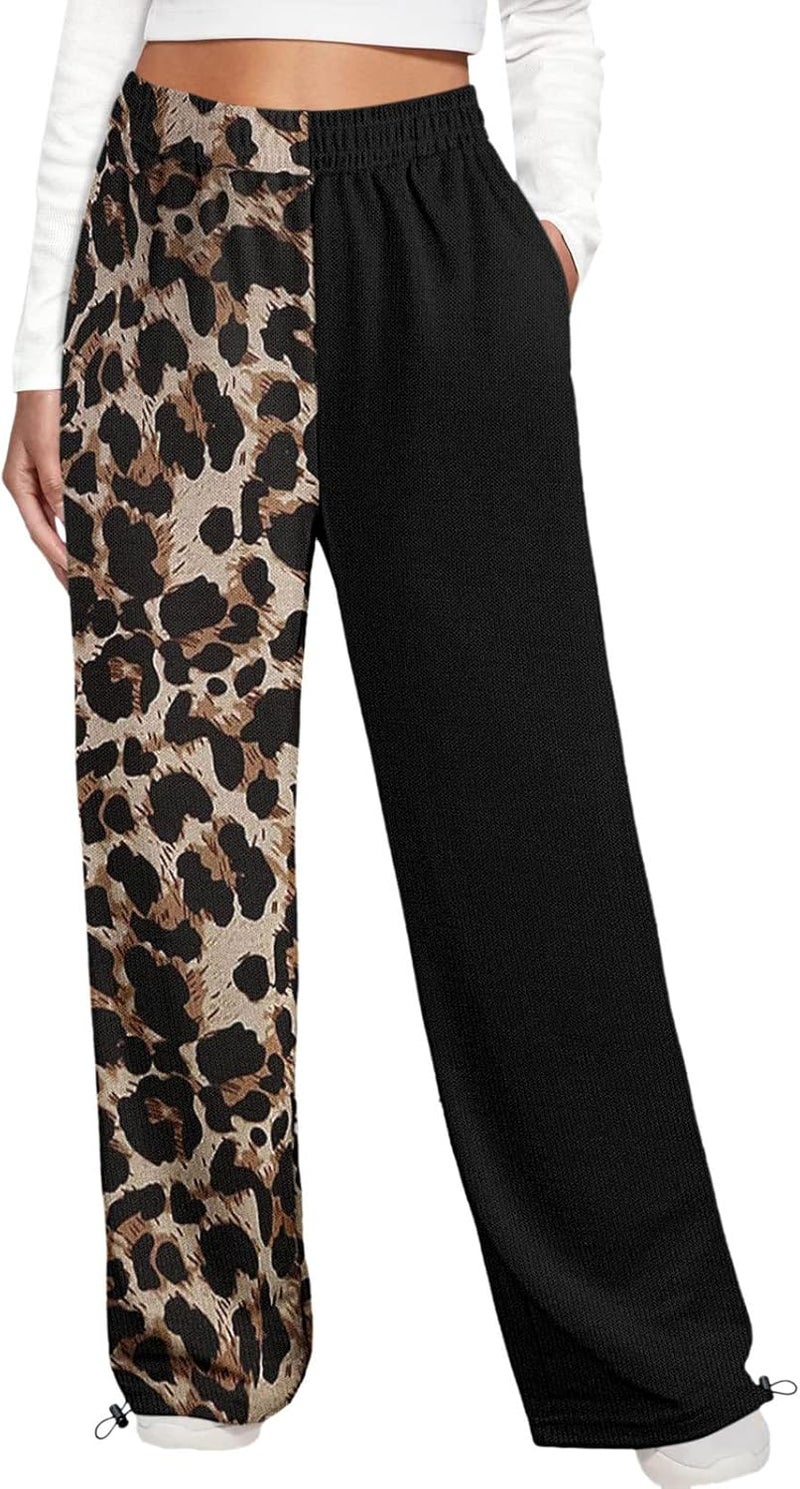 klarako Women Lounge Sports Pant Drawstring Trouser Love Print Sweatpant with Pockets High Waist Yoga Gym Jogger Pant - Image 1