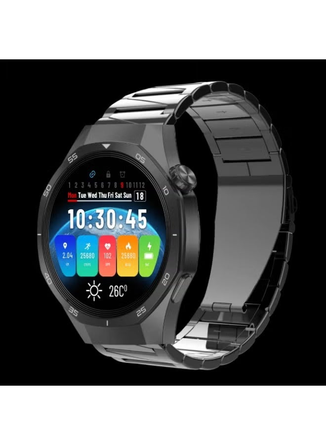 G-Tab GTR5 Smartwatch with 1.43" AMOLED, 3ATM Waterproof, Health & Fitness Tracking, Multiple Sports Modes, Long Battery & Magnetic Charging – Black for Daily, Office & Active Lifestyle - Image 3